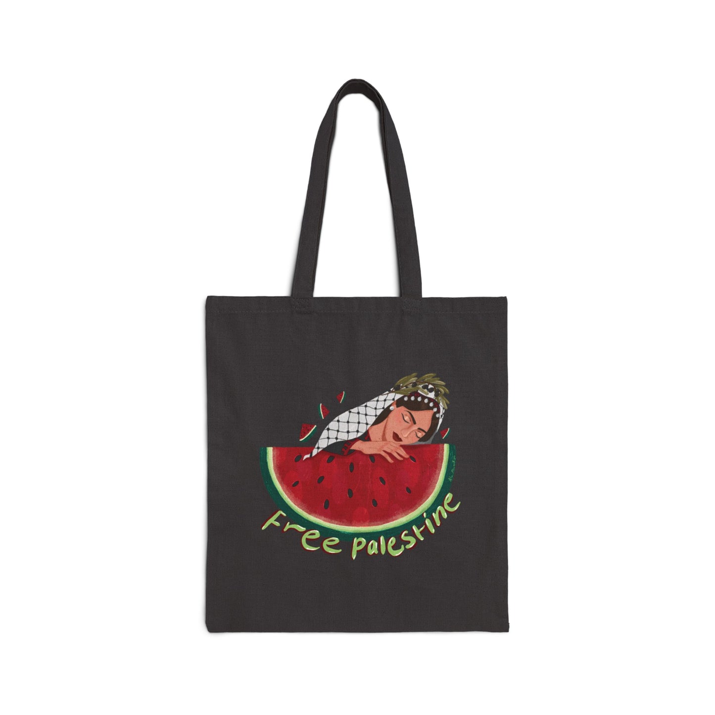 Support Palestinian Artists | Design By Ala | Canvas Tote Bag