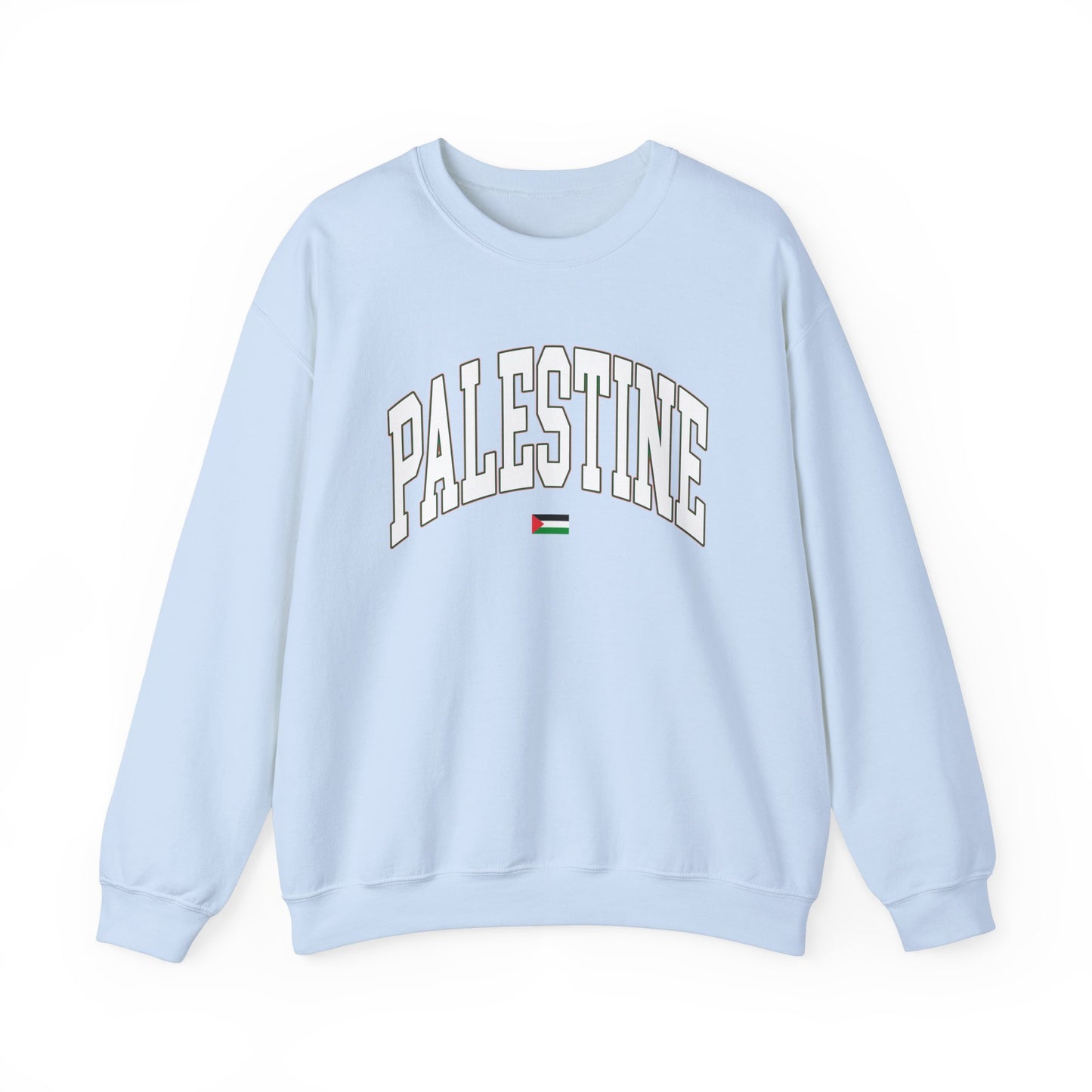 Adult | Palestine Varsity Letters | Crewneck Sweatshirt |