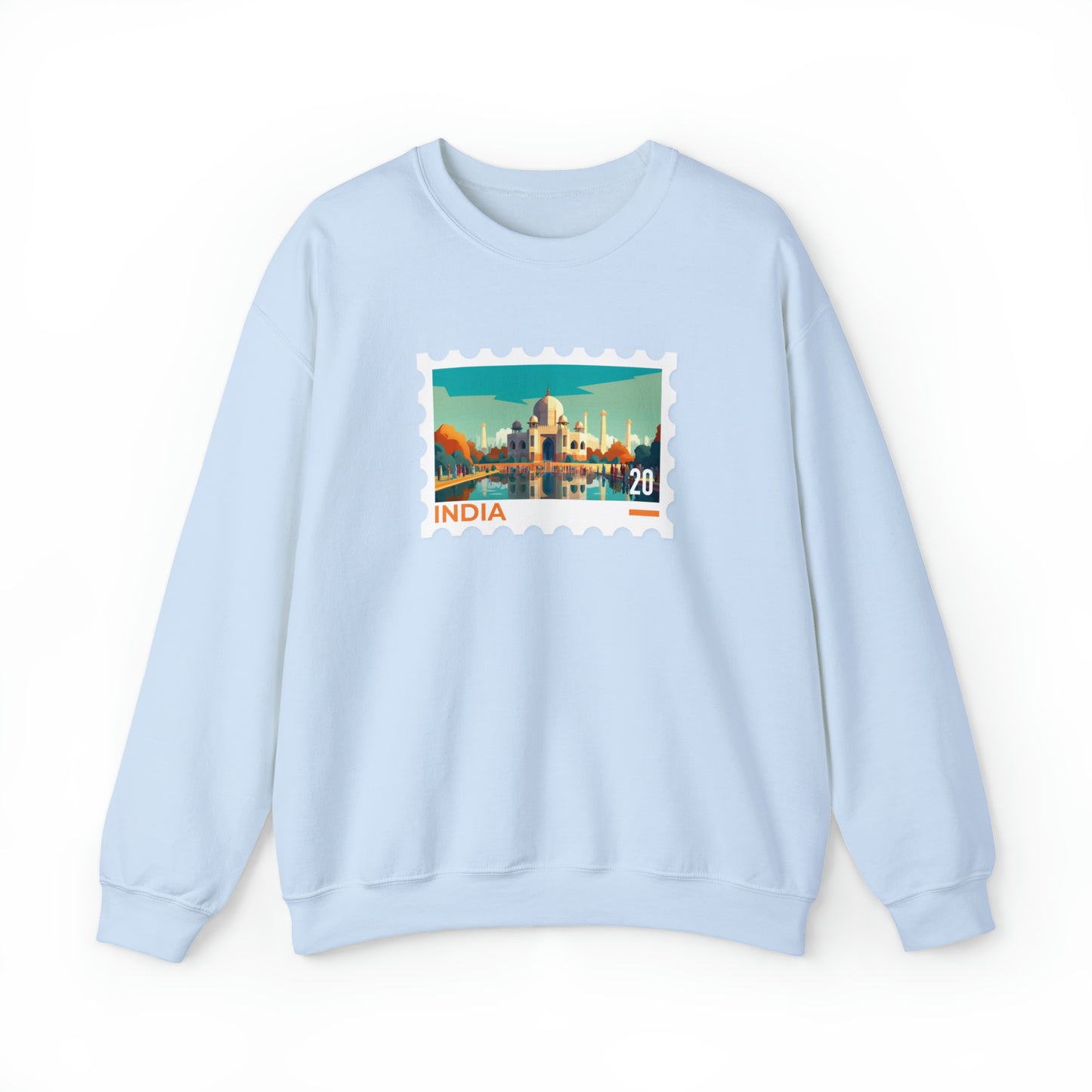 Adult | India Postal Stamp | Crewneck Sweatshirt