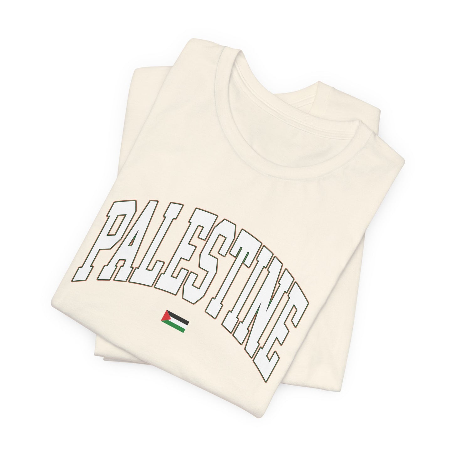 Adult | Palestine Varsity Letters | Short Sleeve Tee