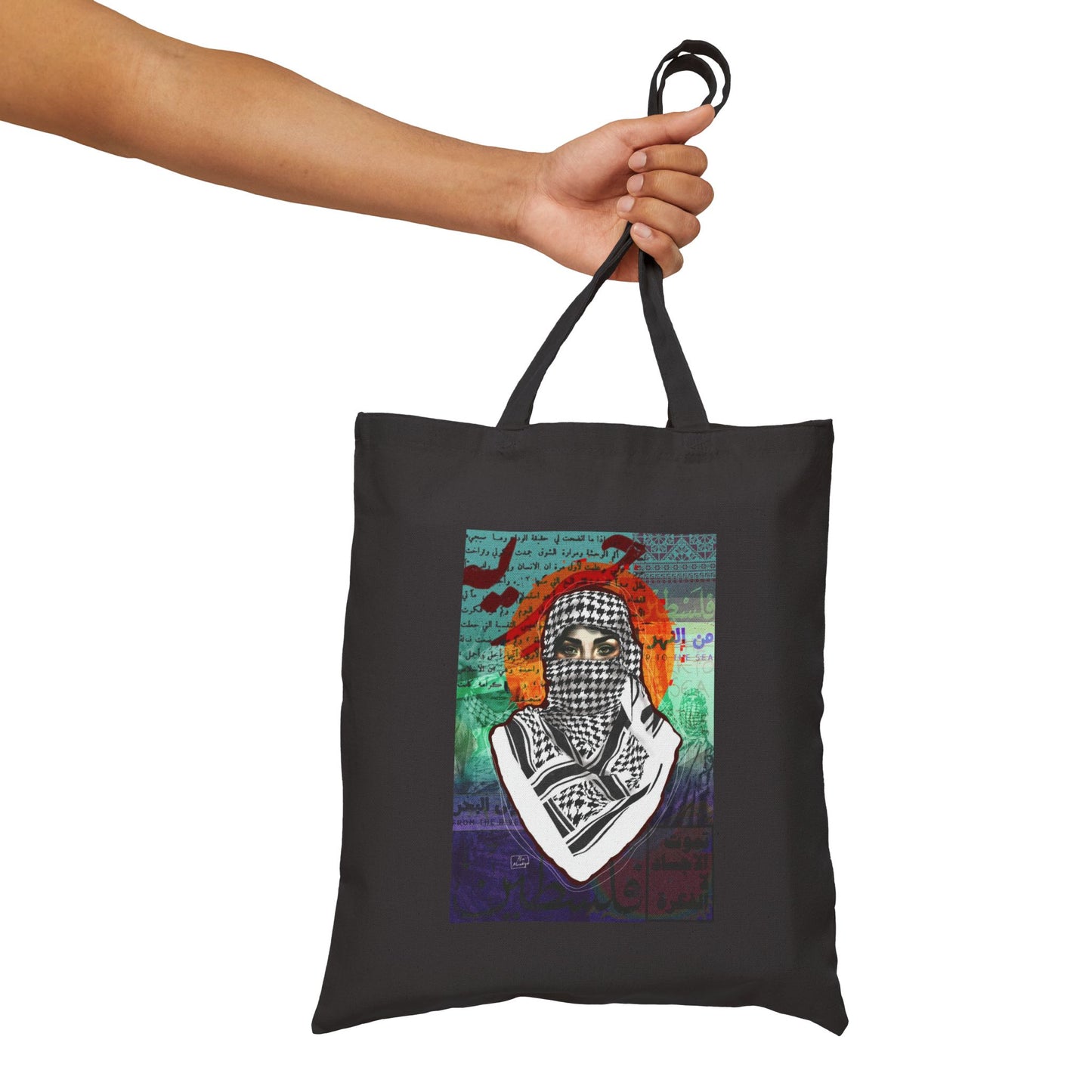 Support Palestinian Artists | Design By Ala | Canvas Tote Bag