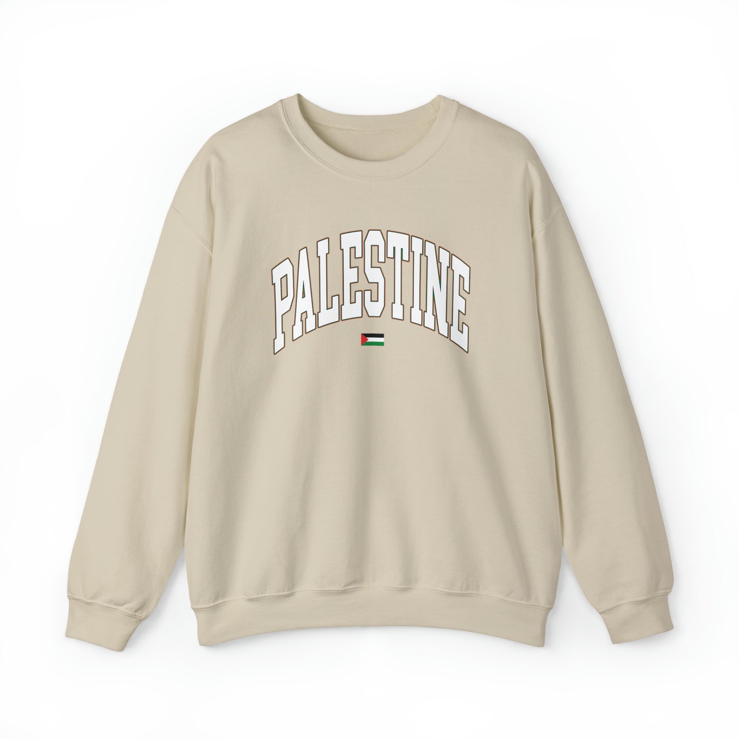 Adult | Palestine Varsity Letters | Crewneck Sweatshirt |