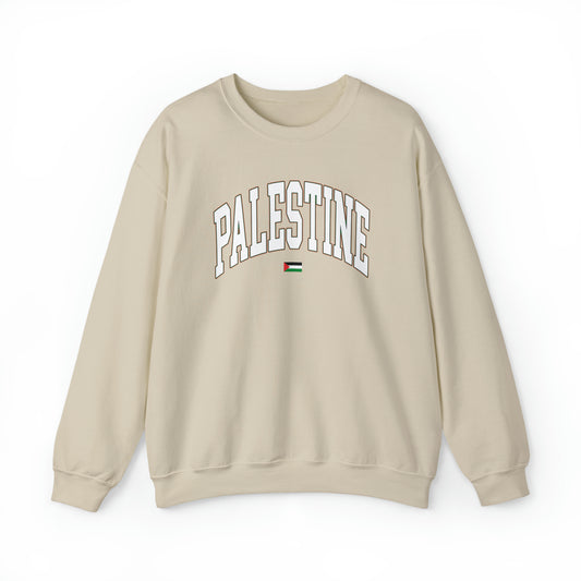 Adult | Palestine Varsity Letters | Crewneck Sweatshirt |