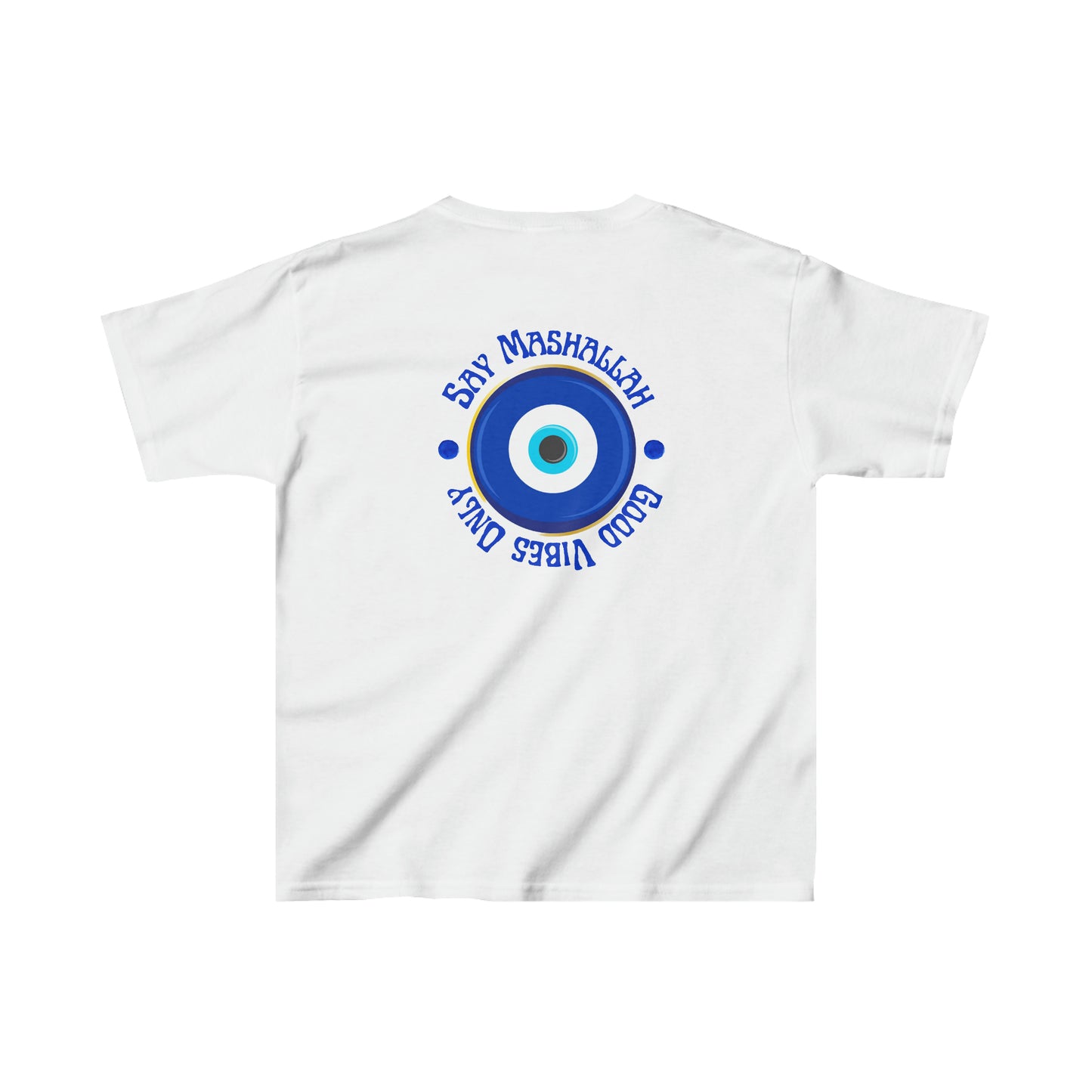 Kids | Evil Eye : Say Mashallah : Good Vibes Only | Short Sleeve Tee