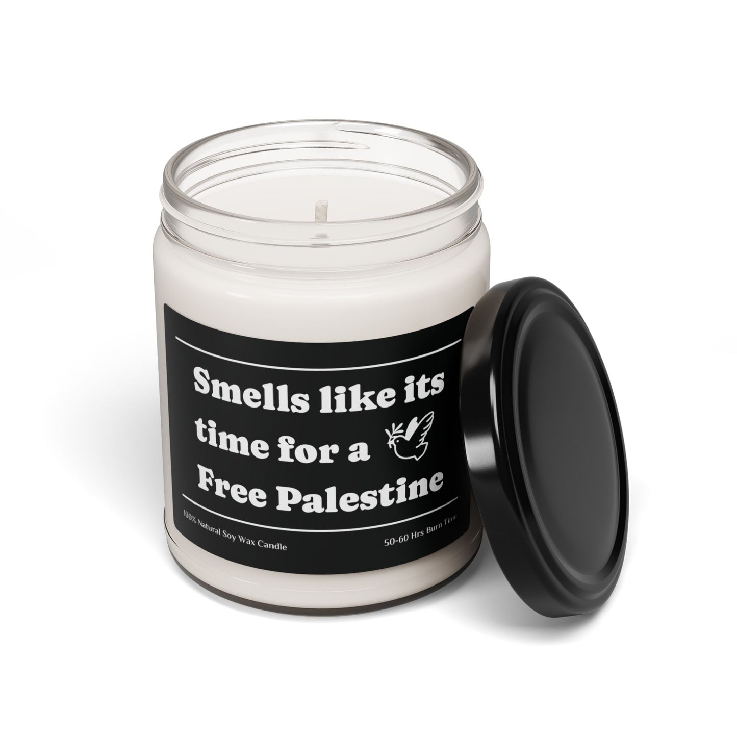 Smells Like It's Time For A Free Palestine | Scented Soy Candle | 9oz