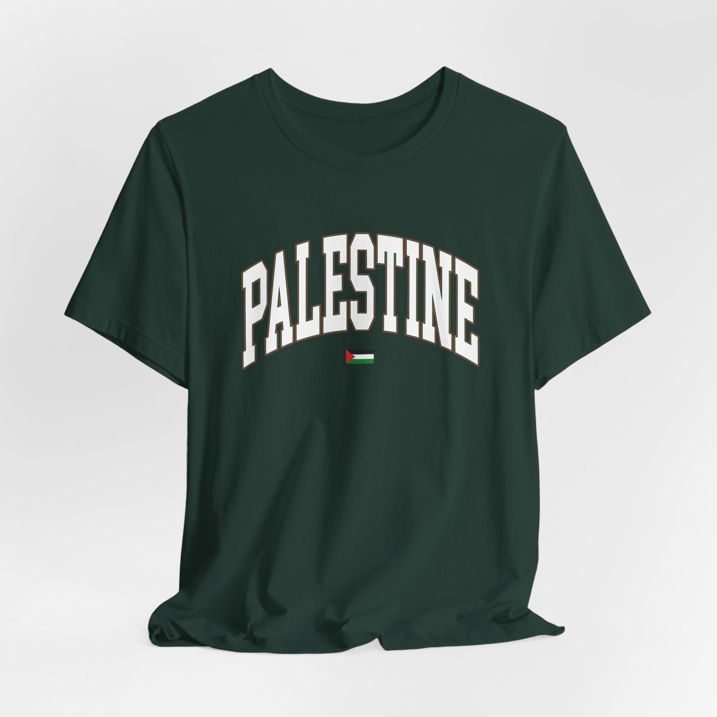 Adult | Palestine Varsity Letters | Short Sleeve Tee