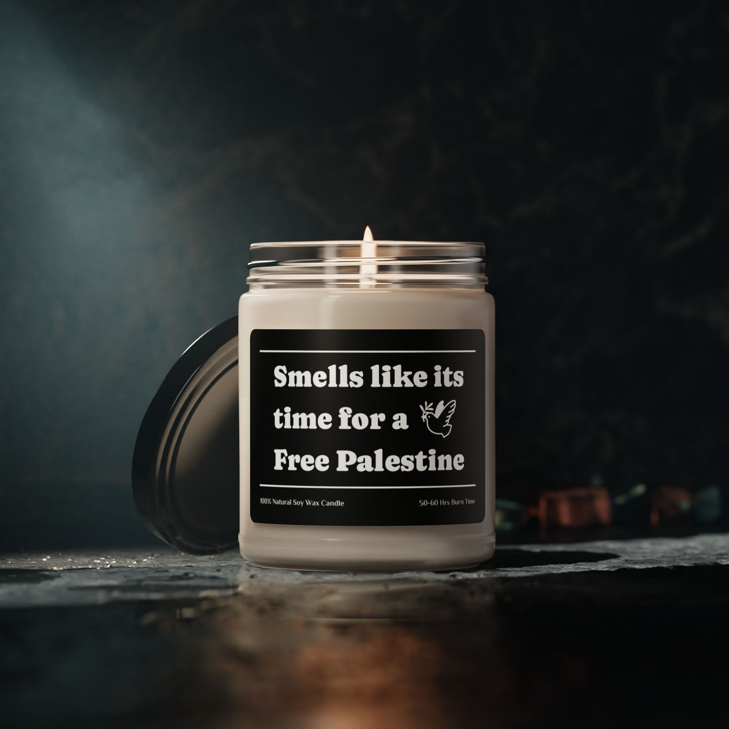 Smells Like It's Time For A Free Palestine | Scented Soy Candle | 9oz