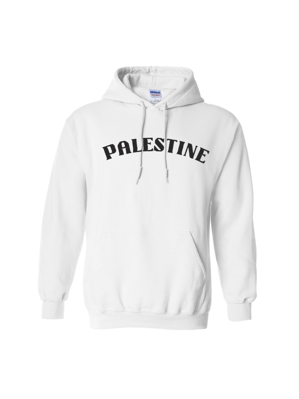 Embroidered Hoodie | Palestine Lettering | StitchesBySerene Collab