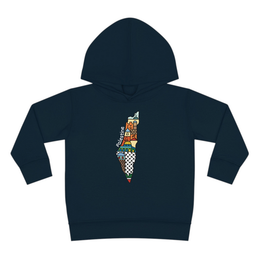 Toddler | Palestine Map Artwork | Crewneck Hoodie |