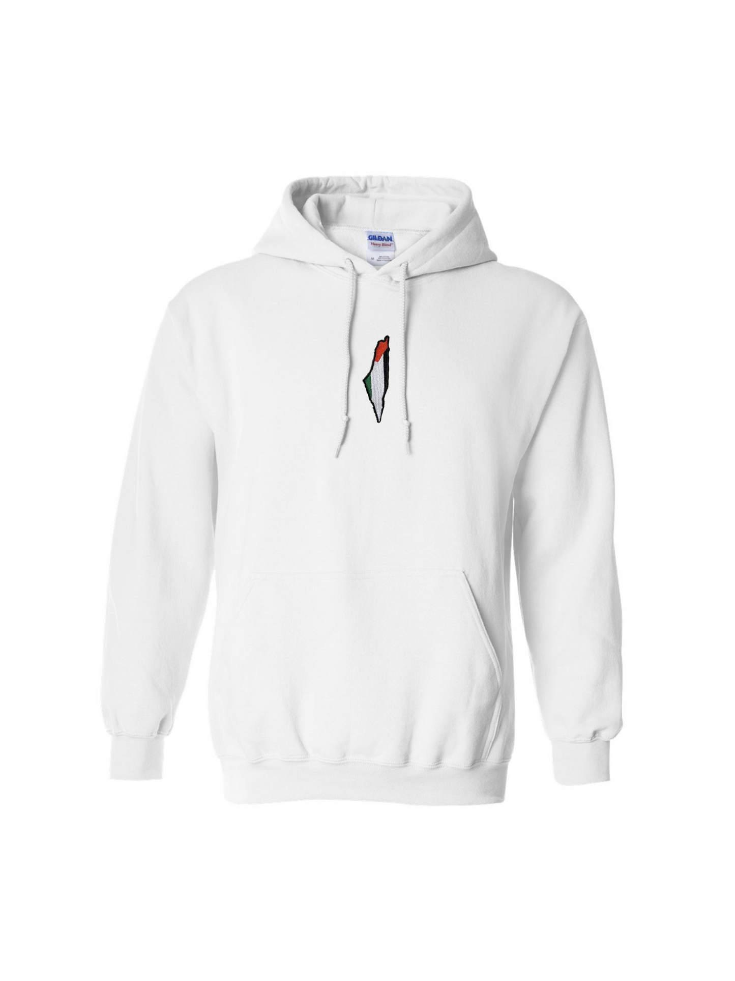 Embroidered Hoodie | Palestine Map | StitchesBySerene Collab